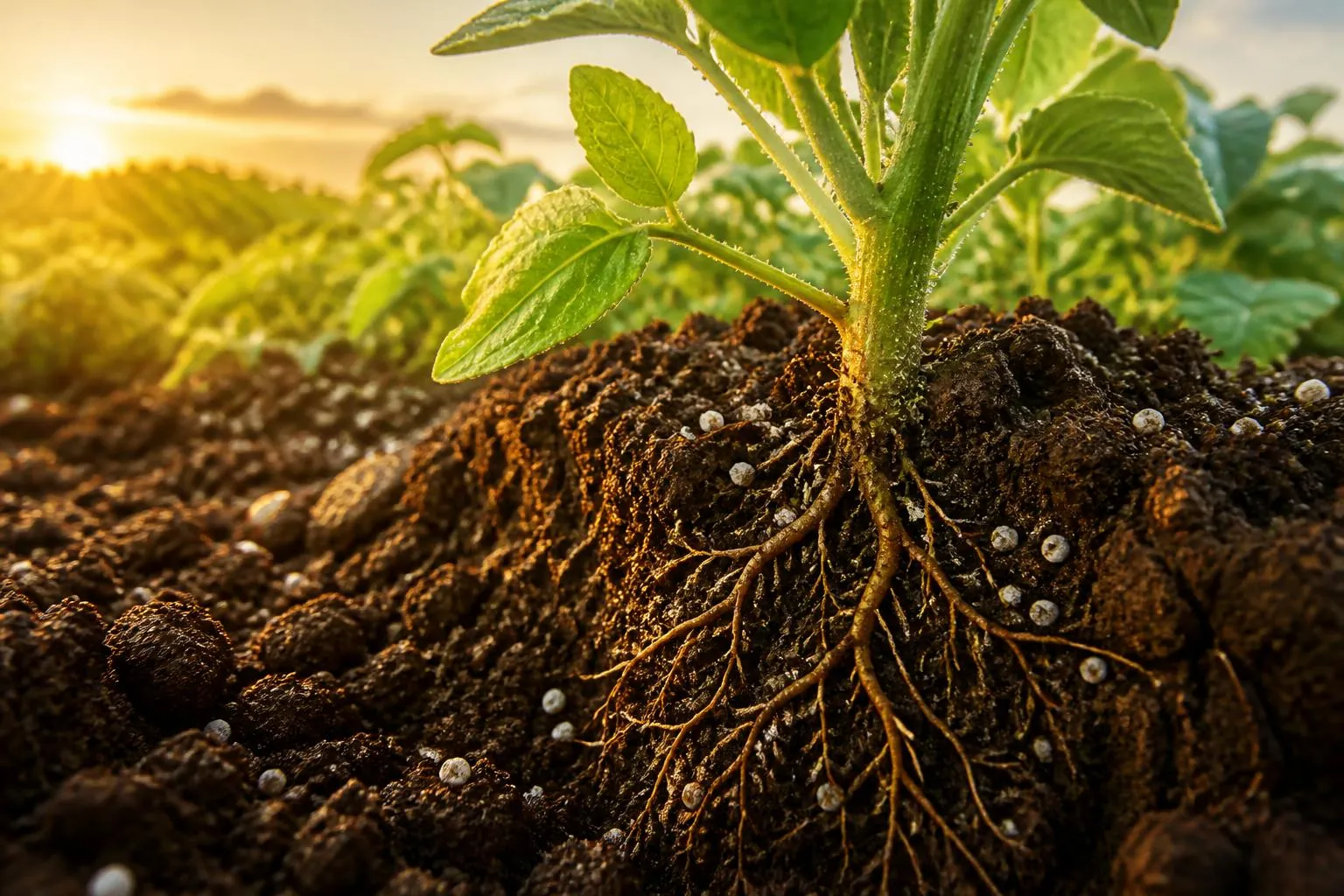 Agriculture application for Aragocor oolitic aragonite