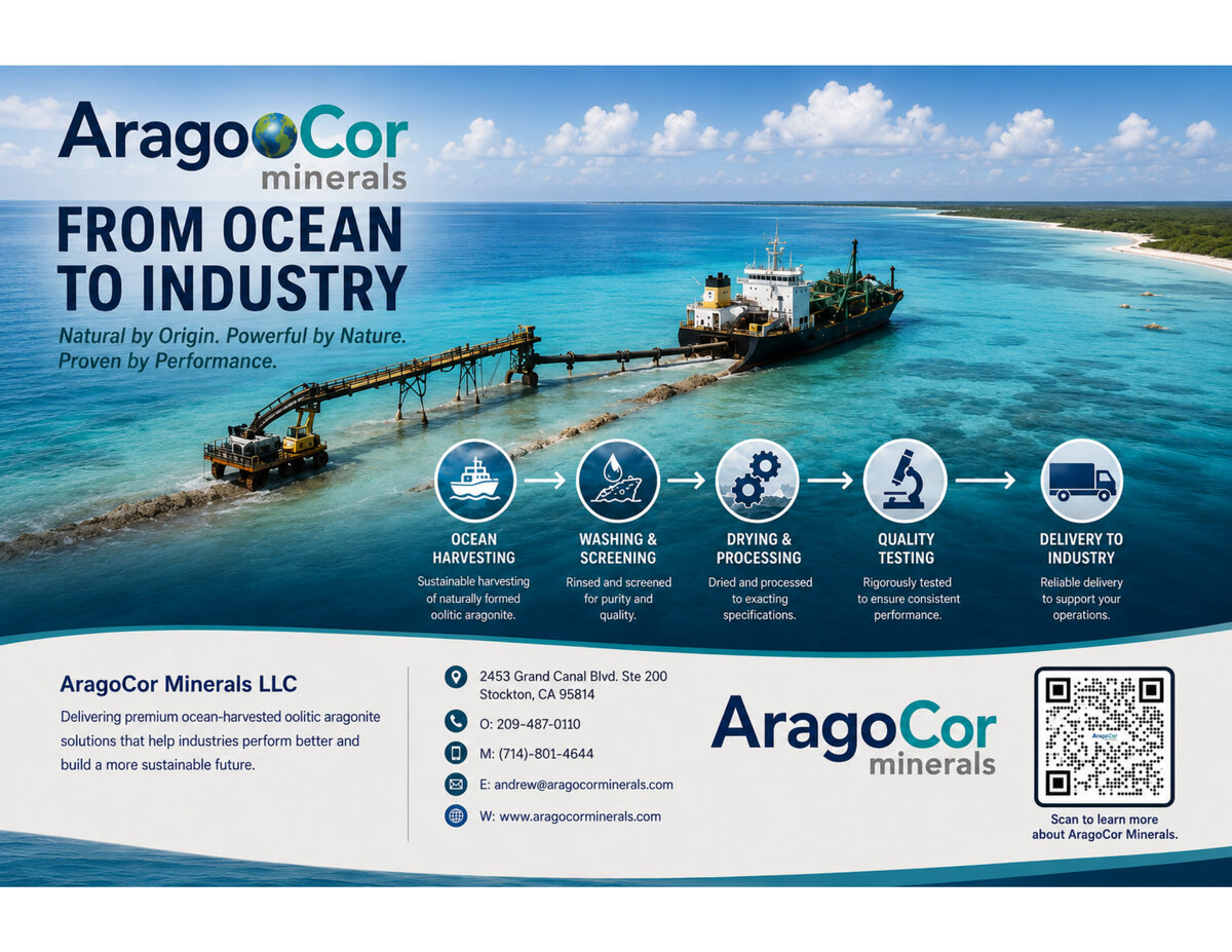 First-page preview of the AragoCor From Ocean to Industry brochure
